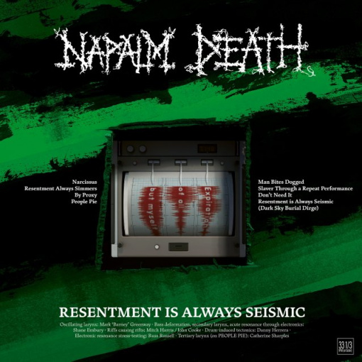 NAPALM DEATH Announces New Mini-Album, 'Resentment Is Always Seismic - A Final Throw Of Throes'